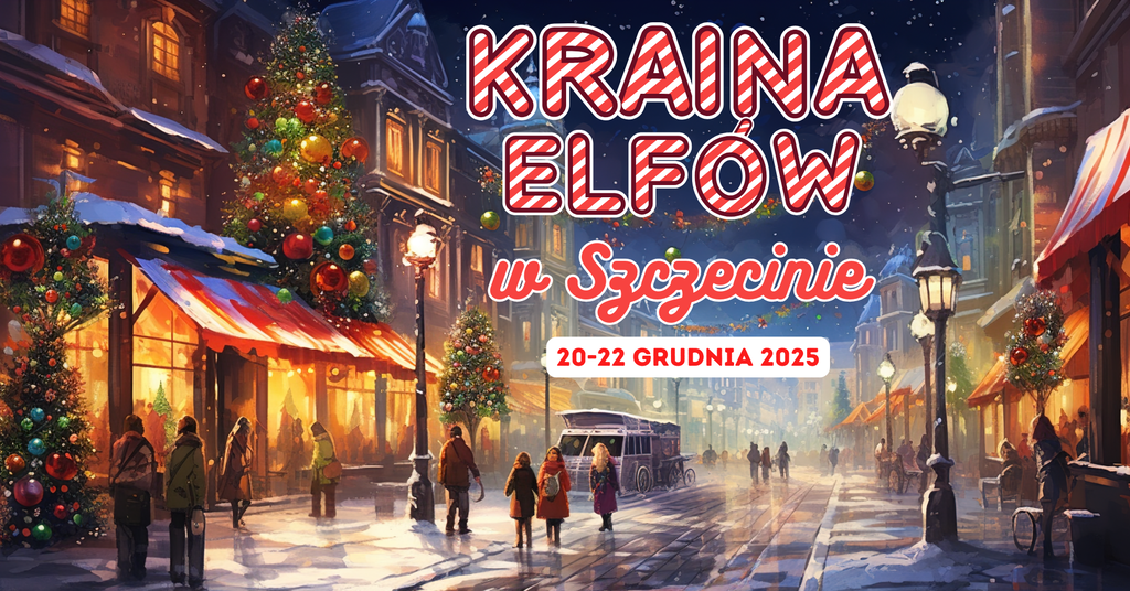 Plakat spektaklu „Kraina Elfów – magiczna podróż pełna przygód" – kolorowa grafika promująca wydarzenie w TME